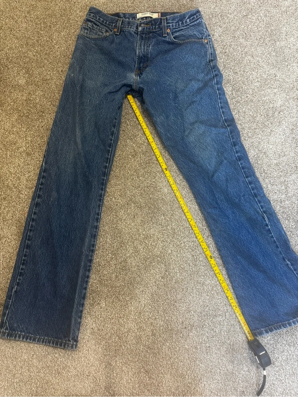 Levi's Men's Bootcut Jeans in Medium Blue Wash 34x34